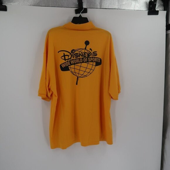 Disney's Wild World of Sports Yellow Polo Shirt Size XXL - Picture 6 of 7